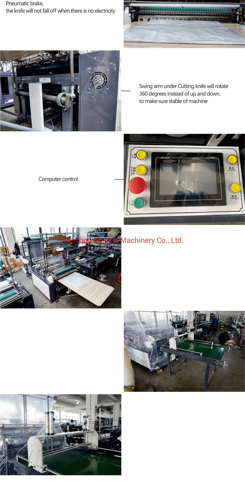 Price 4 Lines HDPE, LDPE Plastic Nylon Flat Garbage Bag Heat Bottom Sealing Cold Cutting Non Woven Automatic Shopping Bag Making Machine for Biodegradable PLA