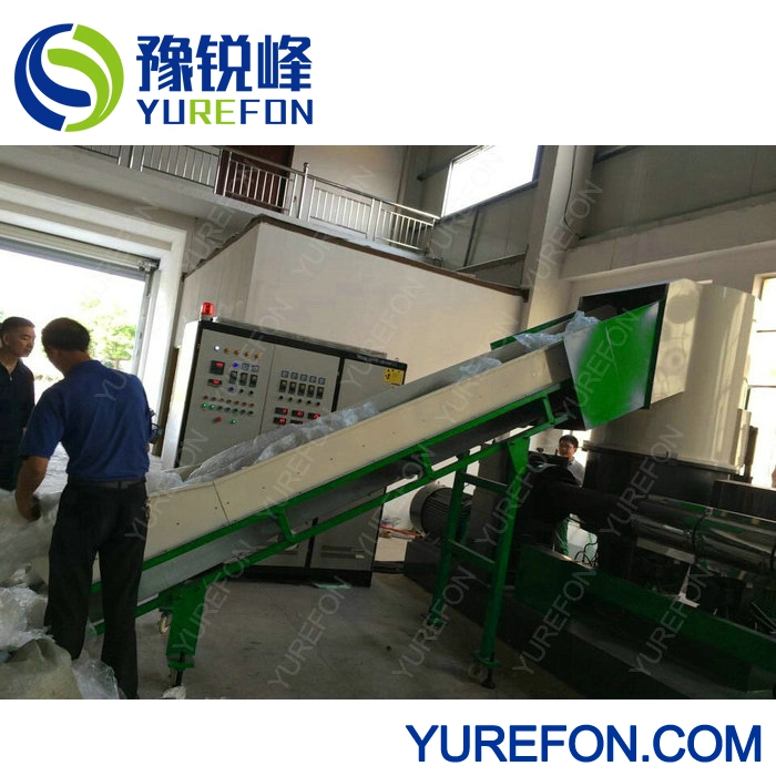 Waste Plastic Pet Bottle Flake/Drum/Pallet/PP/HDPE/LDPE/Rubber/Lump/PVC Pipe/PE Film/Jumbo Woven Bags/Garbage Crushing Crusher Recycling Plant Washing Machine